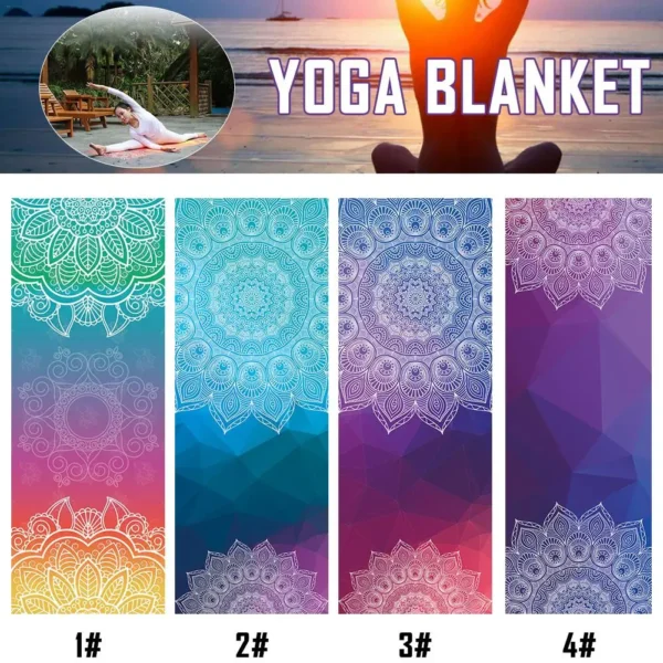 Microfiber Yoga Towel Non Slip and Sweat Absorbent