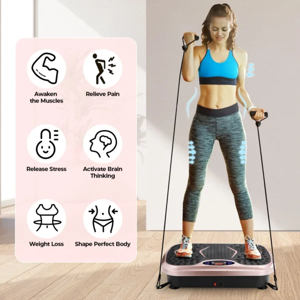 Vibration Plate with 99 Levels and Touch Screen