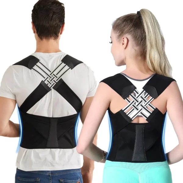 adjustable posture corrector full back support brace